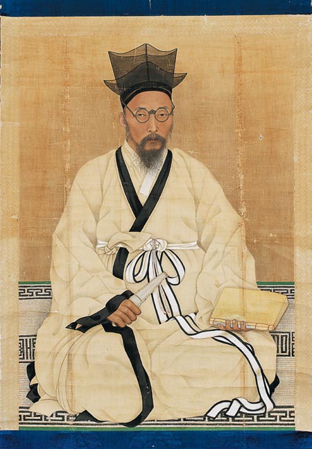 매천 황현(1856~1910) 초상화(보물 1494호). 채영신 作.