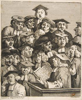 Àª¸®¾ö È£°¡½º, °ÀǽÇÀÇ ÇÐÀÚµé, 1736³â, Á¾ÀÌ¿¡ ¿¡Äª, 22¡¿18.6cm, ´º¿å ¸ÞÆ®·ÎÆú¸®Åº ¹Ú¹°°ü ¼ÒÀå.