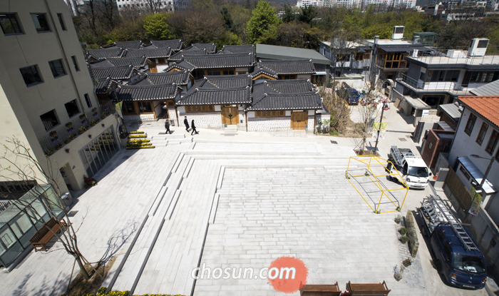 지난 16일 오후 서울 종로구 돈의문 박물관마을이 썰렁한 모습을 보이고 있다.