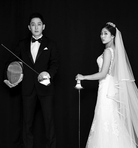   Kim Ji-yeon's wedding photo 