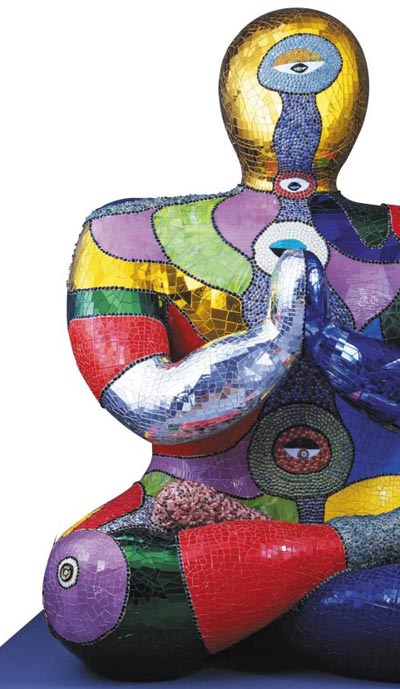 니키 드 생팔의 '부처'(Buddha·1999)의 일부.
