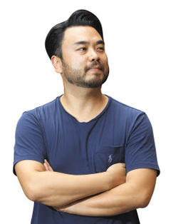 최근 한국을 찾은 이동윤 작가