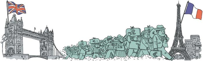 돈도, 사람도, 돈 많은 사람도 우르르… 브렉시트에 파리가 씨익~ 웃는다