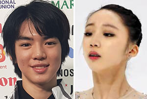차준환(왼쪽), 김예림