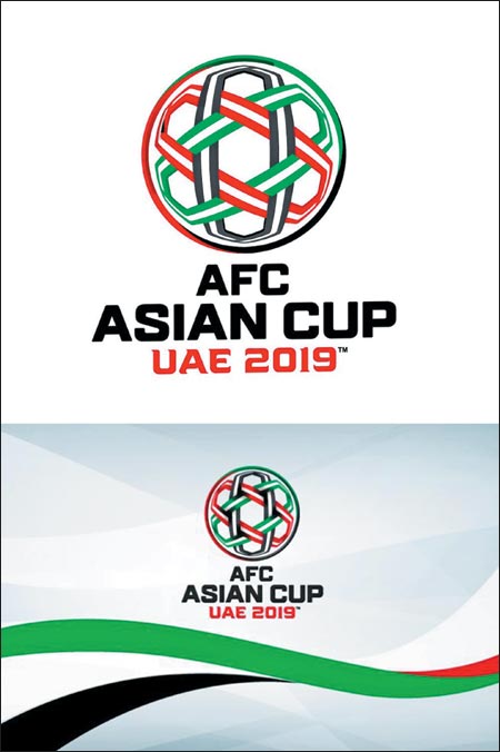 2019 ìììì»µ(Asian Cup)ëí ê³µì ë¡ê³ , ëìì¸: 2017ë.