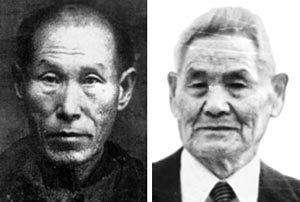 계봉우 선생(왼쪽), 황운정 선생