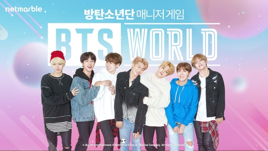넷마블이 지난달 26일 출시한 모바일 게임 ‘BTS월드’. /넷마블 제공