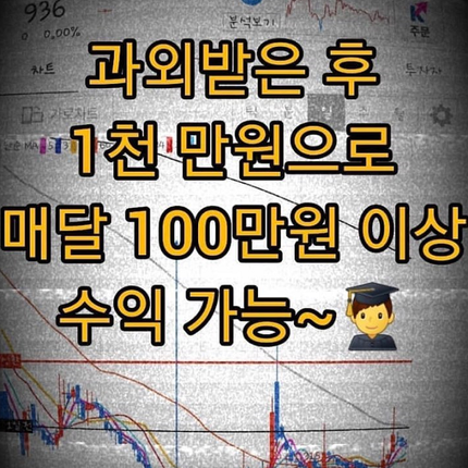인스타그램에 올라온 주식투자 과외 홍보 사진 / 인스타그램 캡쳐