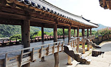 유생 200명을 한번에 수용할 수 있었던 대강당 '만대루'