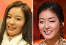 김아중, 박진희.