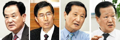 강봉균 前장관, 권오규 前부총,리 윤증현 前장관, 한이헌 前수석 사진