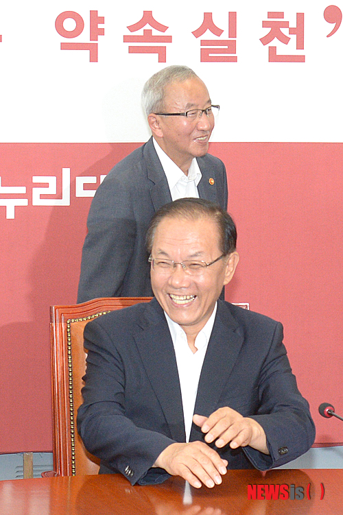 황우여 대표와 현오석 경제부총리