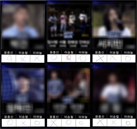 슈퍼스타K5 심사 평가지 공개/ Mnet '슈퍼스타K5' 방송 캡쳐