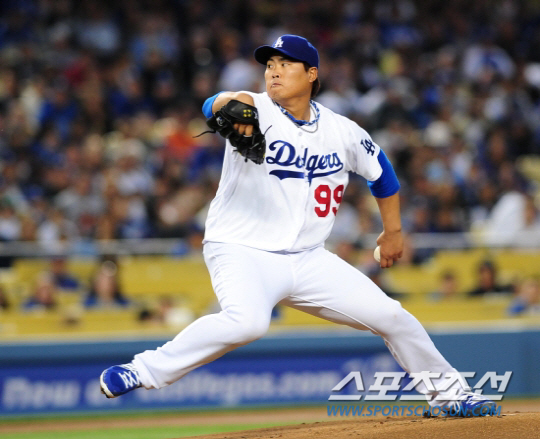 LA 다저스 류현진. 송정헌 기자 songs@sportschosun.com/2013.4.3