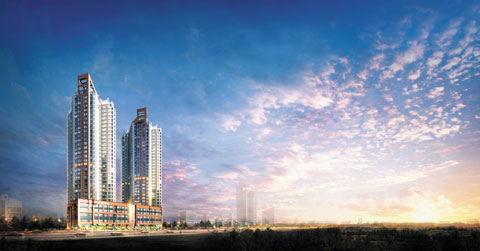 울산 번영로 코아루 조감도