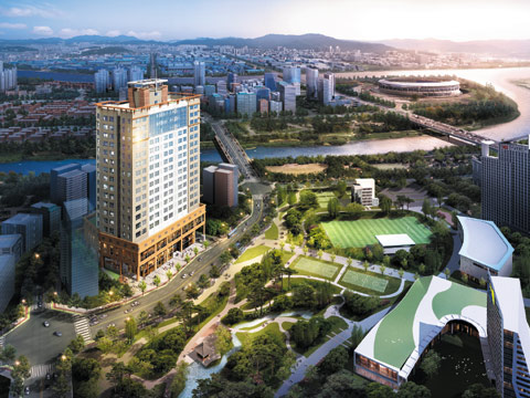 라온건설 ‘라온 프라이빗시티’ 조감도