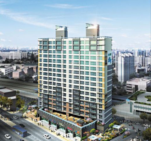 동대문구 휘경동에서 주상복합 '정은 스카이'〈조감도〉