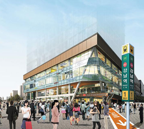 역삼 '강남역 센트럴애비뉴' 상가 조감도