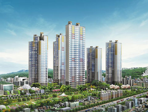 光州 '백운광장 광명메이루즈' 조감도