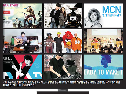 '1인 방송' 묶음 서비스… 미래 방송 MCN 뜬다