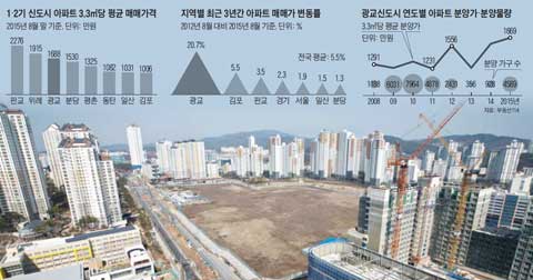 부동산 분양그래프