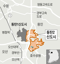 동산2신도시 지도