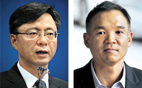 우병우 수석, 김정주 대표 사진