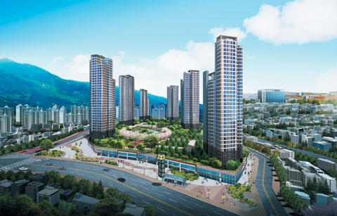 교통 편리… 지하철역 출입구와 단지 입구 맞닿아