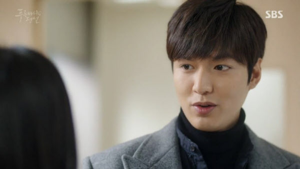푸른바다 이민호, 사랑해 고백에 순간 최고 시청률 기록/SBS 캡처