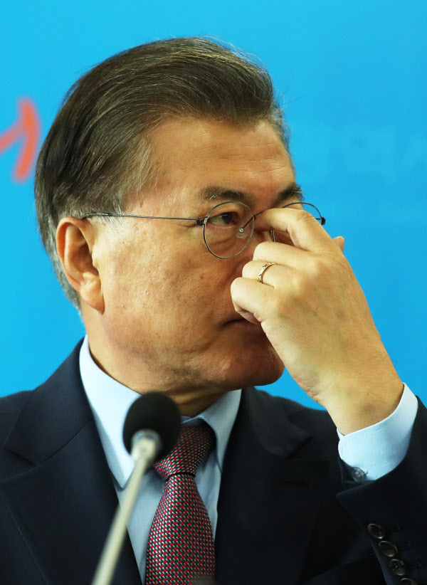 /연합뉴스
더불어민주당 문재인 전 대표.