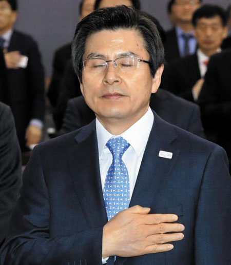 공공기관장 워크숍에 참석한 황교안 대행