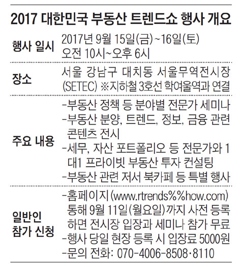 부동산트랜드쇼행사개요