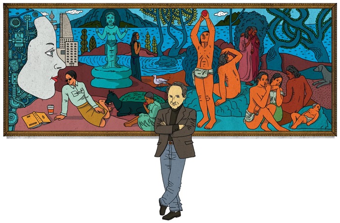댄 브라운의 새 소설 ‘오리진’의 핵심 주인공 에드먼드 커시의 집엔 프랑스 화가 폴 고갱이 그린 ‘우리는 어디서 왔는가? 우리는 누구인가? 우리는 어디로 가는가?’가 걸려있다. 이 제목 자체가 이 소설이 내걸고 있는 핵심 질문이다. 저자는 자신의 21세기적 상상력으로 고쳐 그린 그 화폭 앞에 서있는 것이다.