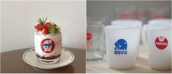 빈티지 컵은 일부 수집가의 취향을 넘어 젊은이들의 ‘힙’한 감성을 자극하며 호응을 얻고 있다./카페 ‘경,이로운’, ‘소월상점’ 인스타그램