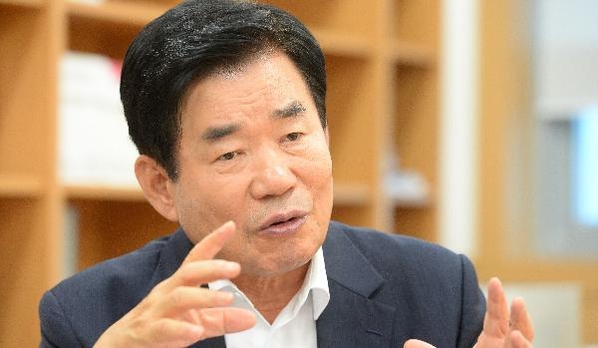 더불어민주당 김진표 당대표 후보./김영근 기자