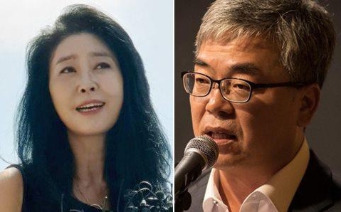 이재명 경기지사와 ‘불륜 스캔들’ 공방을 벌이고 있는 영화배우 김부선씨(왼쪽)가 ‘부러진 화살’의 실제 인물 박훈 변호사를 법률대리인으로 선임했다. /조선일보DB, 박훈 페이스북