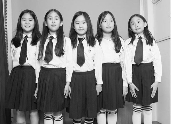 숭의초등학교 학생들의 우정사진, 아이들도 쉽게 셀프 사진을 찍을 수 있다./포토매틱