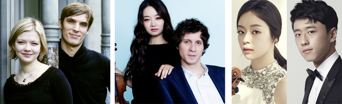 알리나 이브라기모바&세드릭 티베르기엥, 김봄소리&라파우 블레하츠, 김다미&이택기.