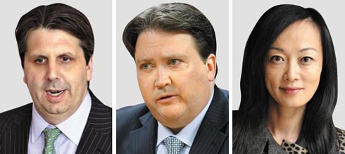(왼쪽부터)마크 리퍼트 前 美대사, 마크 내퍼 前 美대사 대리, 수미 테리 CSIS 선임연구원