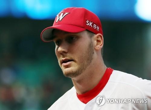 SK 와이번스에서 방출된 이후 롯데 자이언츠에 영입된 브룩 다익손(25)