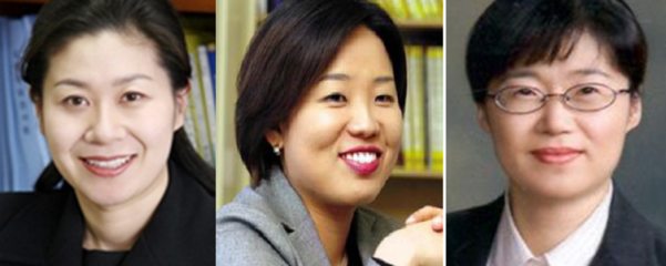 왼쪽부터 이노공 서울중앙지검 4차장검사, 서인선 법무부 공안기획과장, 김남순 대검 수사지원과장. /조선DB