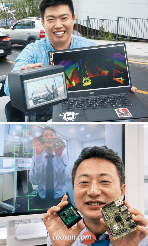 국내 부품·기술 기업들이 자율주행차 핵심 부품 개발에 나서고 있다.