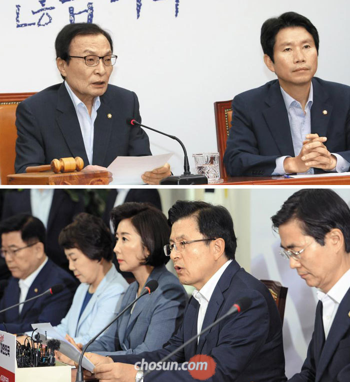 여야는 19일 조국 법무부 장관 후보자를 둘러싼 각종 의혹을 놓고 공방을 벌였다.