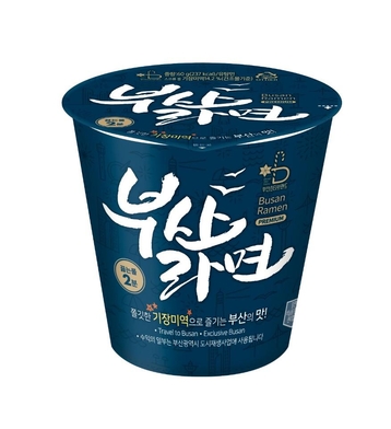부산의 특산품인 기장미역을 원료로 만든 ‘부산 라면’ / 부산스타브랜드 제공