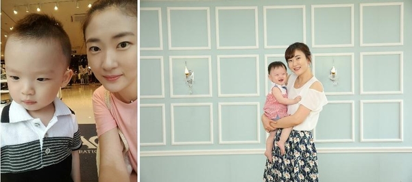 아이와 함께한 이은희 대표 / 베이비키스 제공