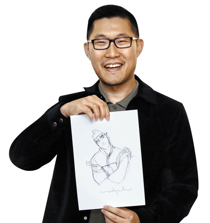이민규 감독은 가장 애착이 가는 캐릭터로 '겨울왕국'의 크리스토프를 꼽았다.