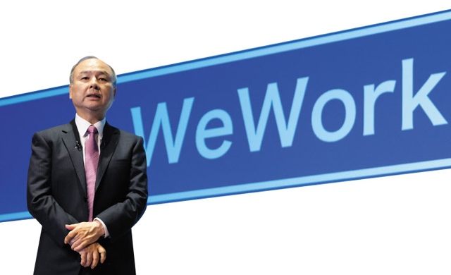 3분기 실적을 발표하고 있는 손정의 회장. 소프트뱅크는 7조4300억원 적자를 냈다. 미국의 사무실 공유 업체 위워크의 기업 가치가 폭락하며 5조3000억원의 장부상 손실을 떠안은 게 결정적이었다. /AFP 연합뉴스