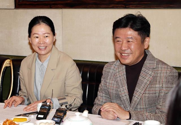 권은희(왼쪽)·유의동(오른쪽) 변혁 신당추진기획단 공동단장이 지난 10일 기자간담회를 갖고 신당 창당 관련 내용을 설명하고 있다. /뉴시스