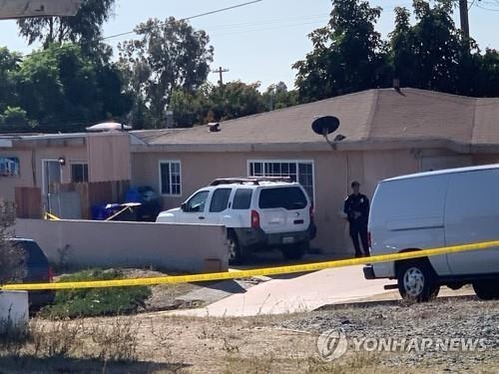 미 샌디에이고 총격 사건 현장 /AP=연합뉴스