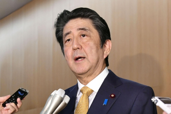  아베 신조 일본 총리./AP